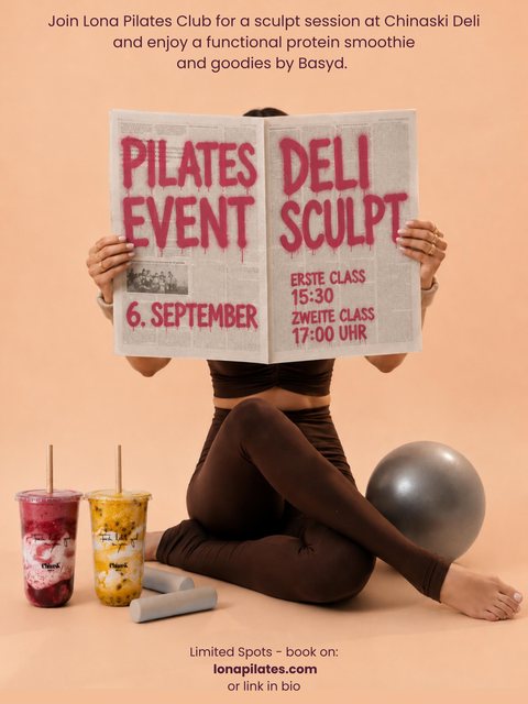 Instagram-Beitrag von @lonapilatesclub — Pilates Event x Deli Sculpt